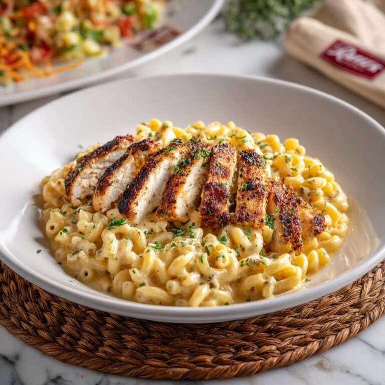 Indulgent Velveeta Chicken Penne in Creamy Garlic Cheese Sauce Recipe