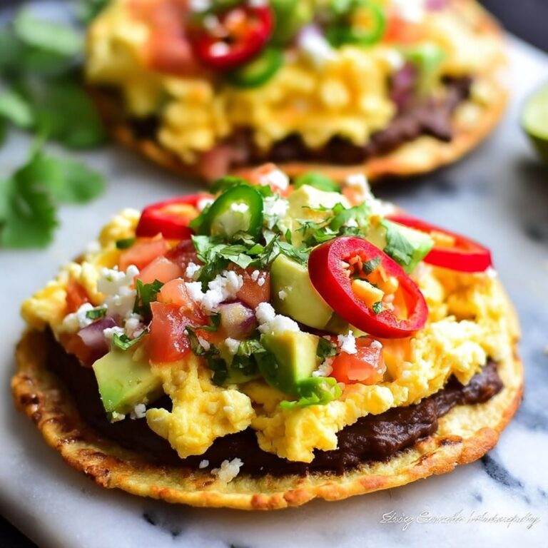15-Minute Breakfast Tostadas with Eggs Recipe
