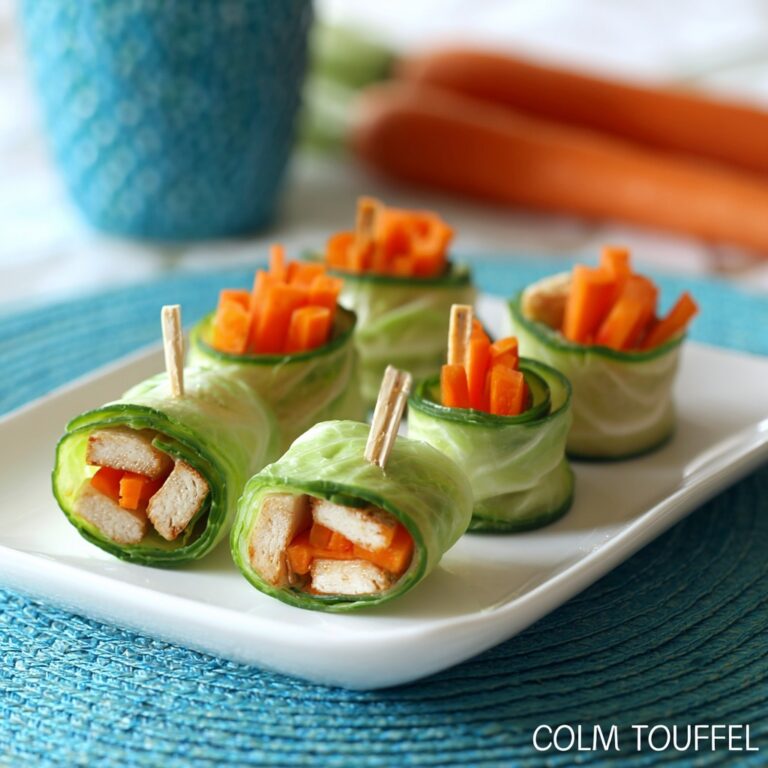 Easy Tofu Vegetable Rolls with Black and Green Burger Recipe
