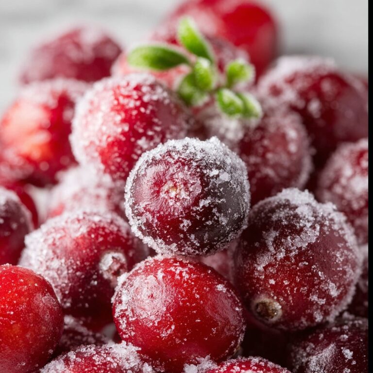 Sugared Cranberries Recipe