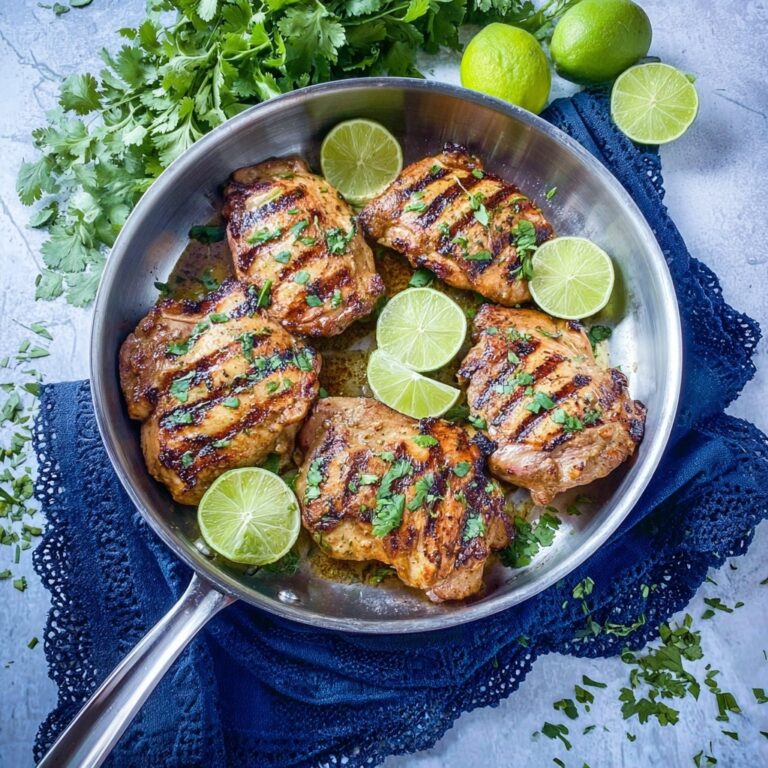 Cilantro Lime Chicken Thighs Recipe