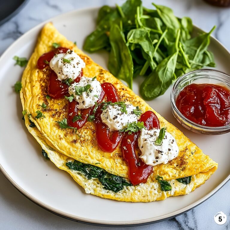 Energizing High Protein Omelette for a Flavorful Morning Recipe