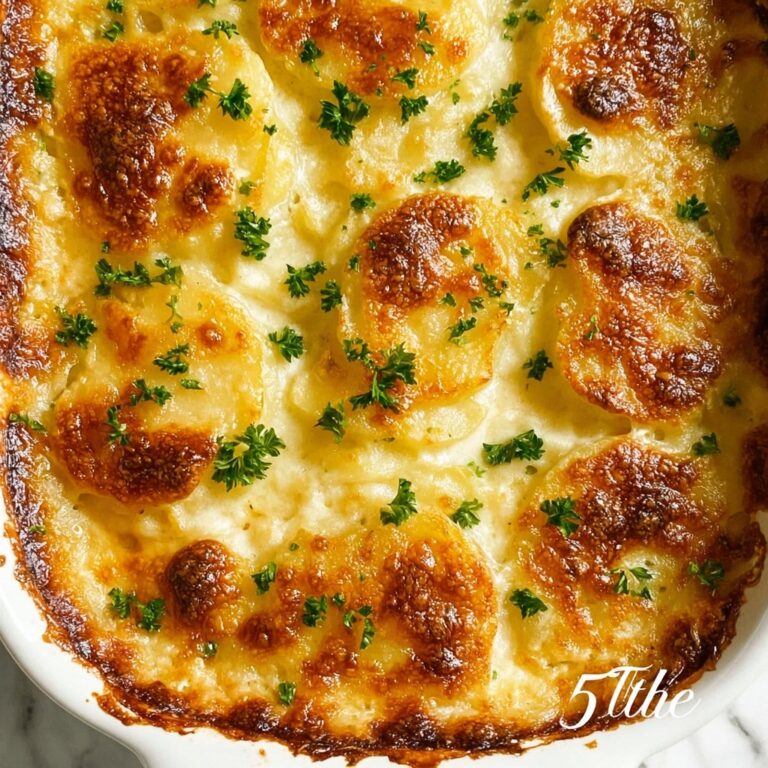 Roasted Garlic Potatoes au Gratin Recipe