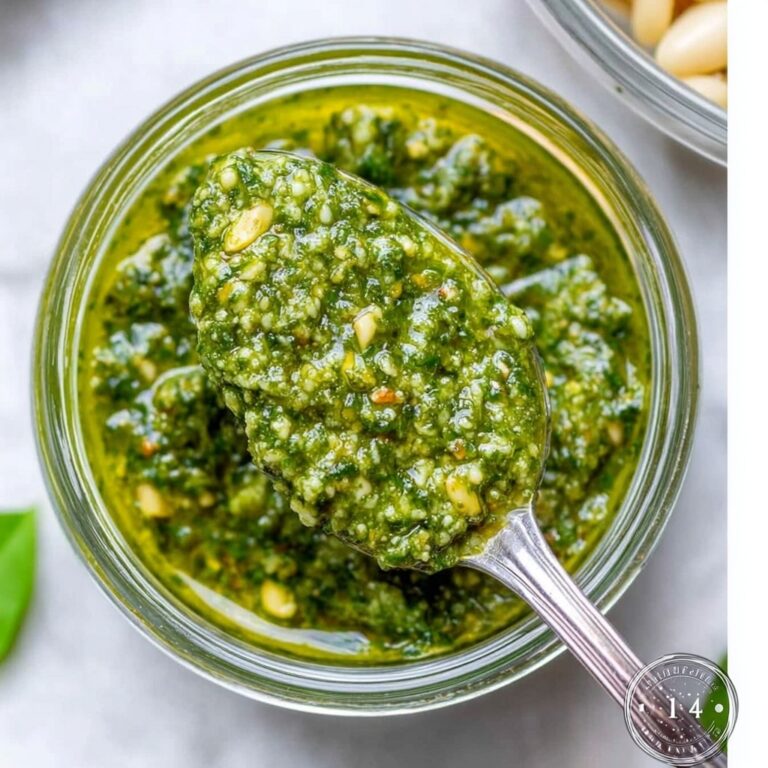 Homemade Basil Pesto Sauce Recipe