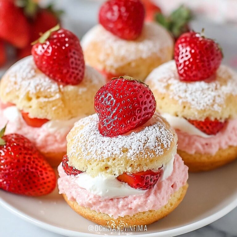 Strawberry Cheesecake Stuffed Donut Holes Recipe