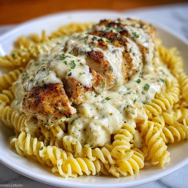 Creamy Cajun Chicken Rotini with Garlic Mozzarella Sauce Recipe