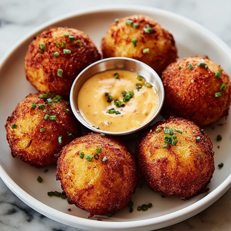 Spicy Crawfish Hush Puppies with Creole Dipping Sauce Recipe