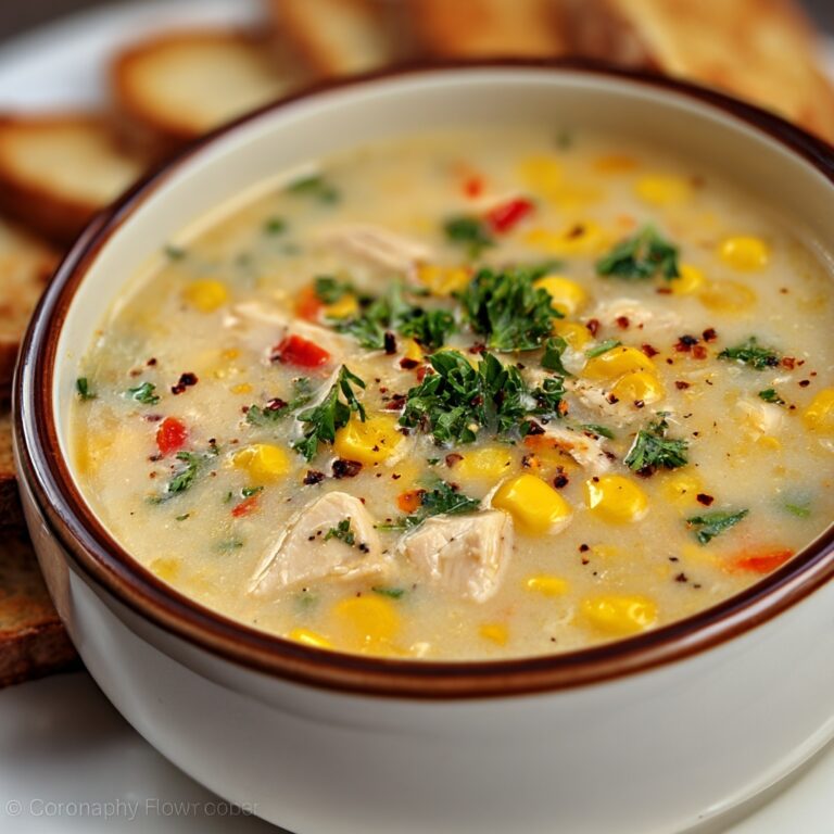 Crockpot Chicken Corn Chowder Recipe