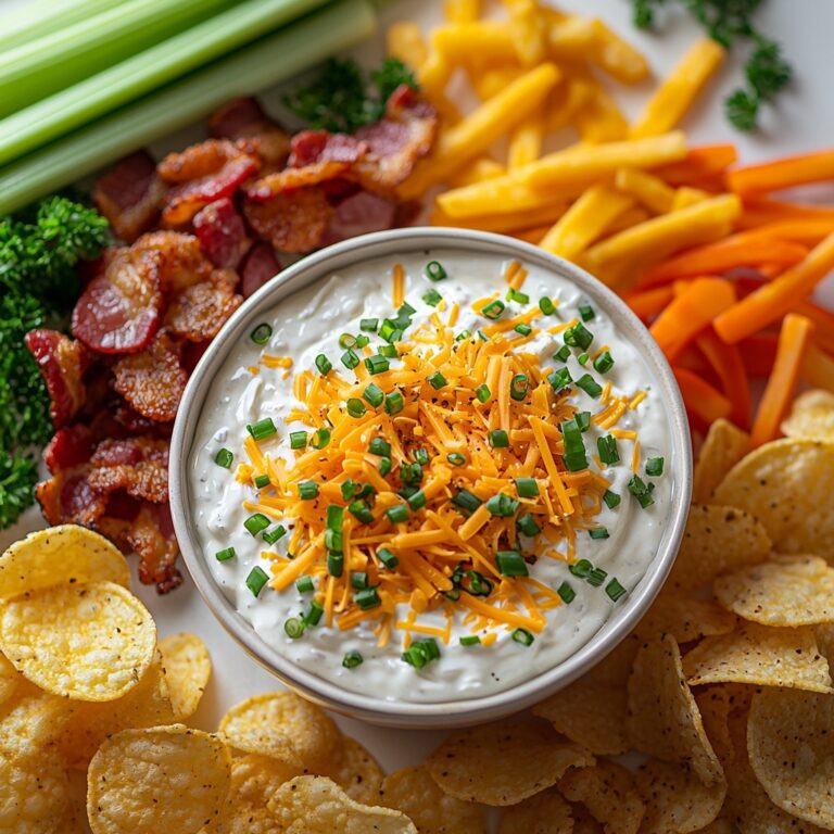 Indulgent Loaded Baked Potato Dip for Your Next Gathering Recipe