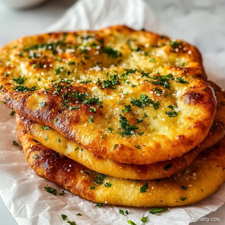 Keto Garlic Flatbread Recipe