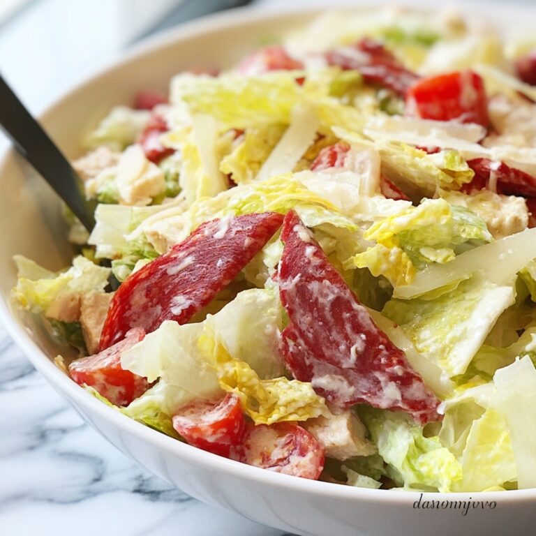 Italian Grinder Salad (Chopped Sub Salad) Recipe